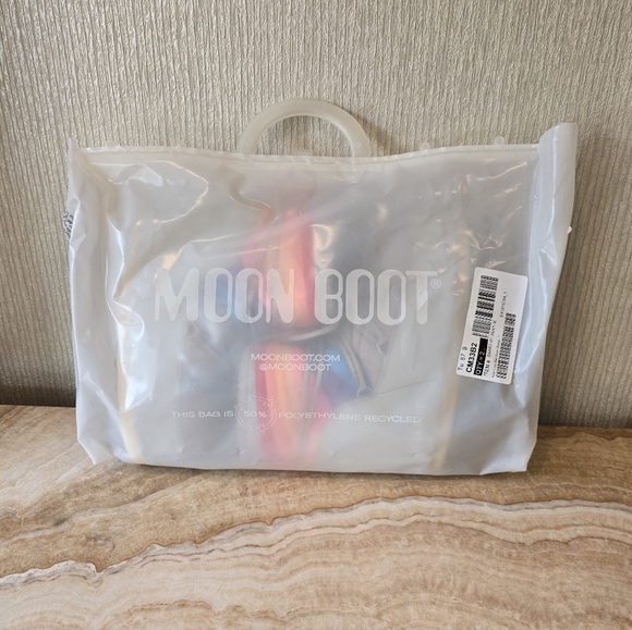 Moon Boot Low Icon Rainbow Snow Boots Moon Boots Low Rainbow Boot Gray - Picture 11 of 16